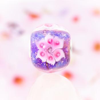 Twist Flower World - Elfbeads Glas